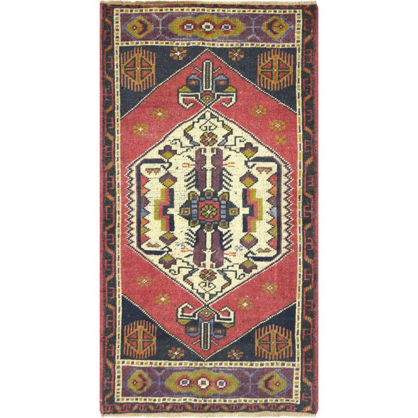 Nalbandian OneofaKind 2' X 3'8" 1960s Area Rug in Red/Black Perigold